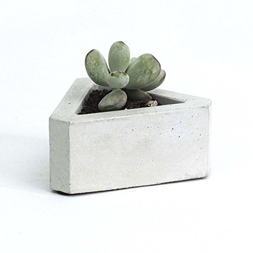 ExcLent Maceta 3D Molde De Silicona Hormigón Triangular Hecho A Mano Diy Plantas Suculentas Molde Para Hacer Macetas