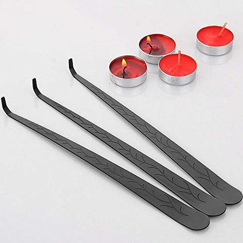 ExpensiveLight Apagavelas,Gancho de Vela de extintor de Vela Negro de Acero Inoxidable,Accesorios de Herramientas Especiales para extinción de Incendios de aromaterapia,Velas Segura Herramienta