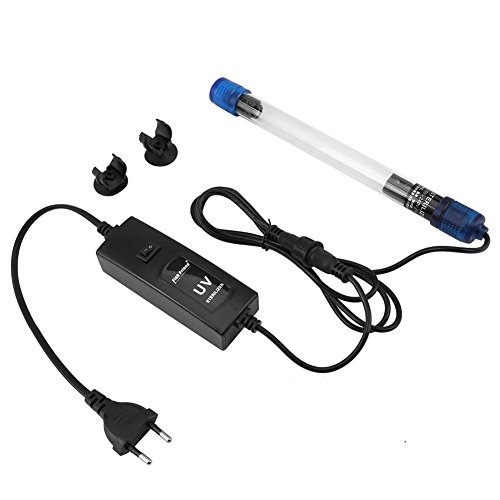 Fdit UV Lámpara de Tanque de Peces Lámpara Esterilizador Lámpara Luz para Tanque de Acuario lamparas UV para acuarios 220-240V UV de 5W 7W 9W 11W 13W(UV-13)