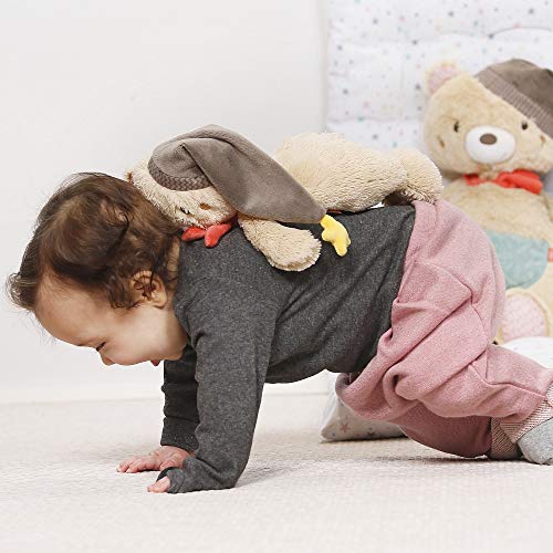 Fehn – Oso de peluche suave para agarrar, sentir y achuchar, para bebés y niños pequeños a partir de 0 meses multicolor Oso, Bruno