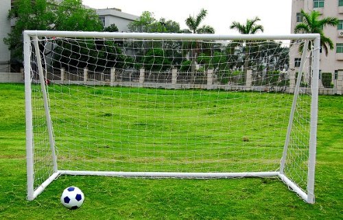 feierna Red para Portería De Fútbol(3.6 X 1.8 M De Profundidad Superior 0.50/Inferior1.20m) Niños Blanca