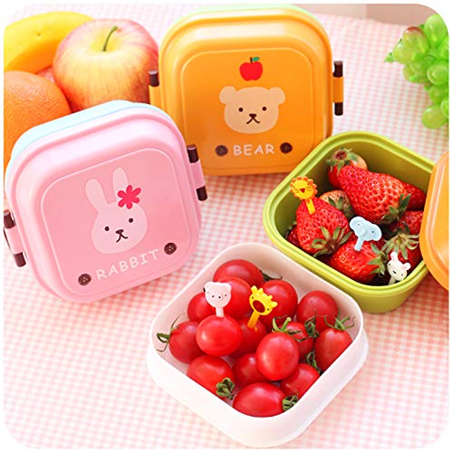 Fellibay Tenedores de postre Tenedor de frutas para tartas con forma de bento Tenedores de cóctel , 18 o 20 unidades universal A Type -20pcs