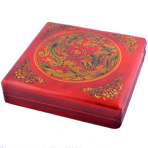 Feng Shui Chino dragón y Phoenix brújula Luo Pan herramienta + libre Mxsabrina rojo pulsera de cadena H1022