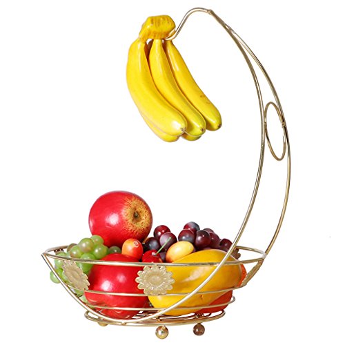 FENGRONG Plato de Frutas Banana con Marco De Plátano Cesta De Frutas Creativa Decoración De La Sala Plato De Frutas Cesta De Frutas Bandeja de Almacenamiento