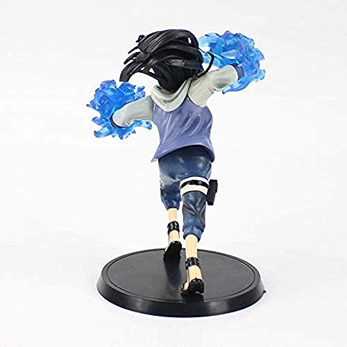 FFJD Anime Naruto Shippuden Hinata Hyuga Uzumaki Figura de Juguete Suave Entrepierna Doble león puños Hinata Modelo muñeca sin Caja-con Caja-con Caja