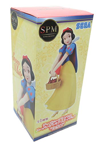 Figura Blancanieves Siete enanitos Estatua Snow White 21 cm Sega Super Premium SPM Japón Canasta de Manzanas Apples Apple Disney