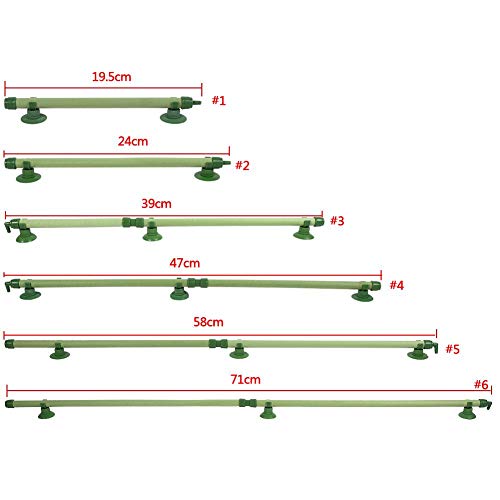 Filfeel 1 unidad de acuario burbujas de pared difusor de aire tubo de cortina aireación bomba multi tamaños decoraciones para pecera