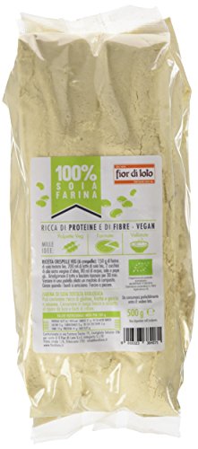 Fior di Loto Harina de Soja Tostada - 500 gr