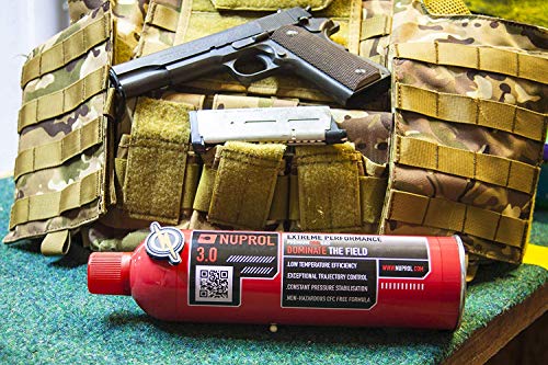 First and Only Airsoft Gas Red 3.0 Triple Puede negociar: actualice la Fuente de alimentación y el Parche con Nuprol, 1000 m