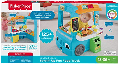 Fisher-Price Camión de Comida de Juguete Laugh and Learn DYM74