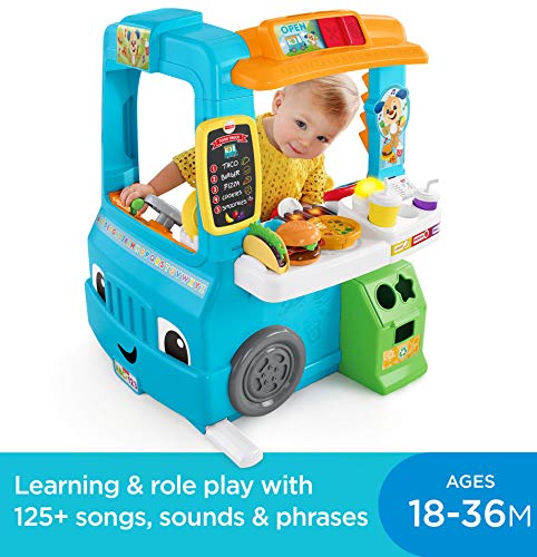 Fisher-Price Camión de Comida de Juguete Laugh and Learn DYM74