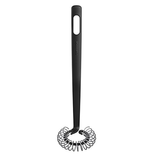 Fiskars Batidor espiral, Longitud: 27 cm, Ø 6 cm, Plástico, Functional Form, Negro, 1014438