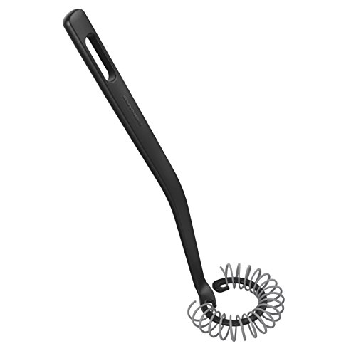 Fiskars Batidor espiral, Longitud: 27 cm, Ø 6 cm, Plástico, Functional Form, Negro, 1014438