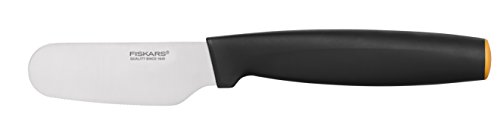 Fiskars Cuchillo para mantequilla, Longitud total: 21 cm, Acero de calidad/Plástico, Functional Form, 1014191