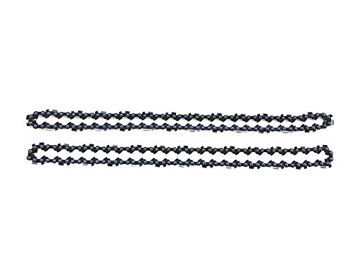 Flexparts - 2 cadenas de sierra 3/8 1,1 44 eslabones motorizados para Stihl MS 170 con lima redonda de 4 mm apta para espada de la longitud de 30 cm de la marca Stihl