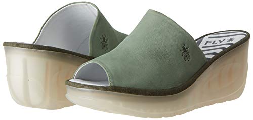 FLY London Jamb864fly, Mules para Mujer, Verde (Jade Green 015), 36 EU