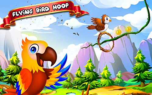 Flying Bird Hoop: Free Bird Simulator Game 2019