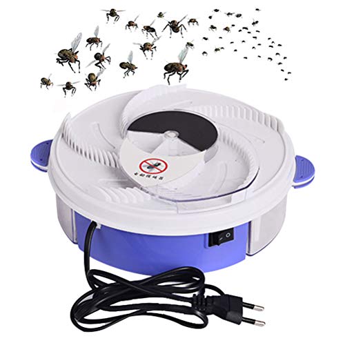 Flytrap - Atrapamoscas eléctrico giratorio automático para mosquitos y mosquitos para hoteles y hogares