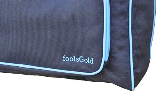 foolsGold Bolsa Acolchada para Transportar la Máquina de Coser - Negro/Azul