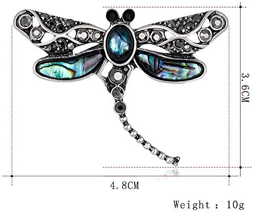 FOPUYTQABG Broche Broche Placa de Diamante Broche Insectos Hermoso Broche