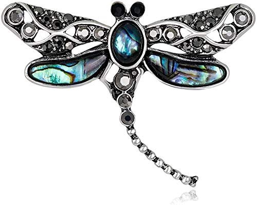 FOPUYTQABG Broche Broche Placa de Diamante Broche Insectos Hermoso Broche