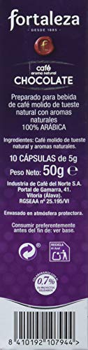 FORTALEZA - Café aroma natural chocolate caja 10 càpsulas