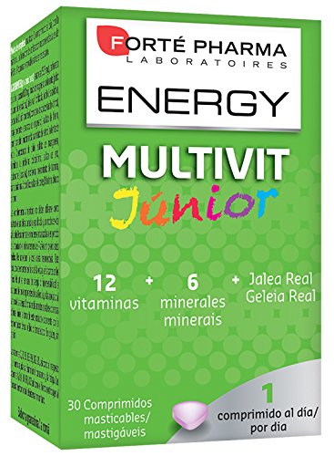 Forte Pharma Iberica Energy Multivit Júnior Complemento Alimenticio - 30 Tabletas