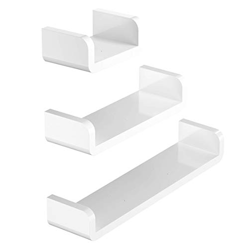 Freahap Estanteria Ducha Estante de Baño con Placas Adhesivas Fuertes Estantería para Baño #2 S+M+L