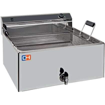 Freidora Electrica Industrial Especial Pastelería 30 litros 15 kw Trifásica de medidas 650X665X370h mm FP30L