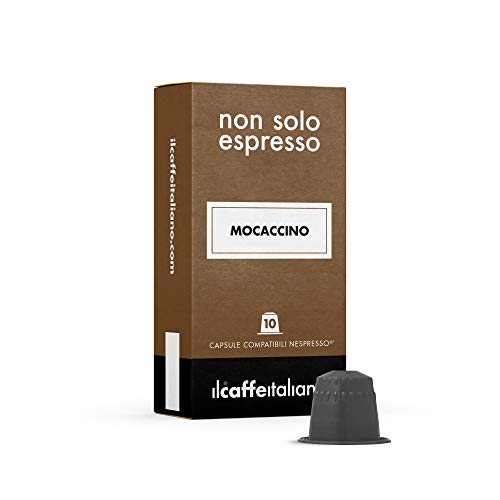 FRHOME - 50 Cápsulas compatibles Nespresso - Mocaccino - Il Caffè italiano