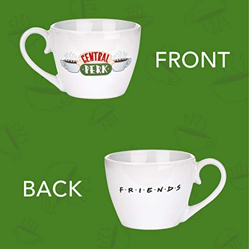 Friends Central Perk - Taza de café y té (cerámica, 296 ml)