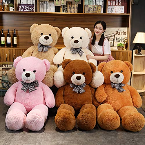 FSN Oso de Peluche Gigante Grande Teddy, 120cm Juguete de Peluche Osito Suave y Cariñoso Niños y Adultos Rosado