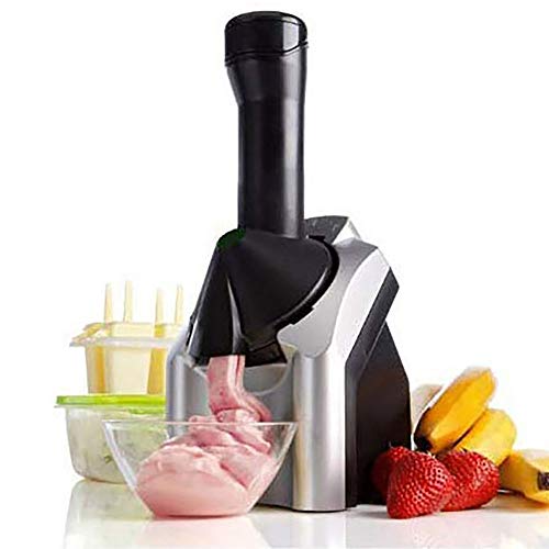 FU LIAN Máquina automática de Helados de Frutas, máquina de Herramientas de Cocina para niños, Deliciosa Natural, sin colesterol, fácil de operar, para Manzana, plátano, UVA, Fresa