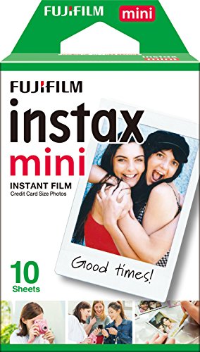 Fujifilm Instax Mini Brillo - Pack de 30 películas fotográficas Instantáneas (3 x10 hojas), color blanco