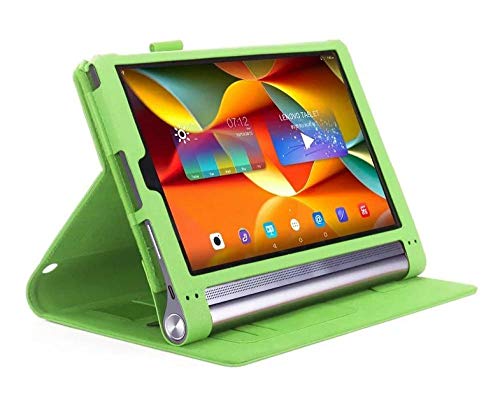 Funda de Cuero Flip Stand Lenovo Yoga Tab3 Tab 3 Plus YT-X703F / Yoga3 Pro X90F / L Cubierta de Tableta de 10.1 Pulgadas-Oro