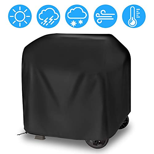 Funda para barbacoa impermeable, Funda Protectora para Barbacoa, cubierta de barbacoa, Cubierta de Gas Parrilla BBQ, Barbacoa Universal para Anti-Viento/UV 105 x 49 x 102 cm