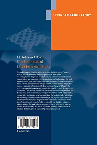 Fundamentals of Latex Film Formation: Processes and Properties (Springer Laboratory)