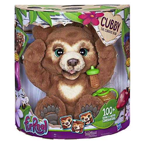 Furreal Friends - Peluche interactivo Cubby Mi Oso Curioso (Hasbro E4591EU4)