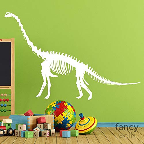 FXBSZ Pegatina de vinilo fósil de dinosaurio personalizable Pegatina de pared de fósil de dinosaurio dormitorio pegatina de decoración de fósiles de dinosaurio pegatina de moda Verde claro 90cm x 57cm