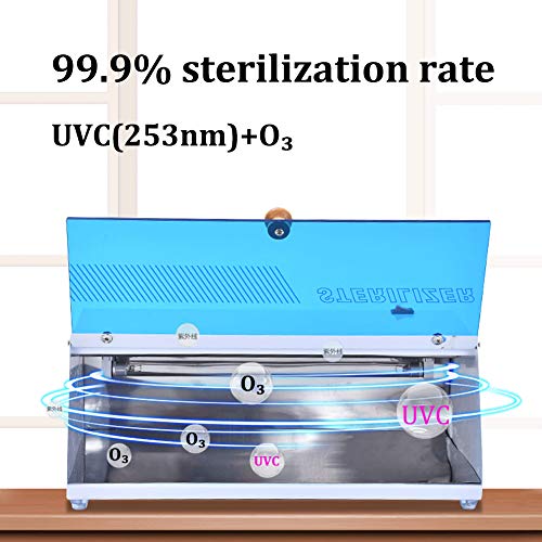 Gabinete de esterilizador UV, Caja de esterilización profesional para salones Máquina desinfectadora de belleza, Dispositivo de desinfección por luz ultravioleta,A