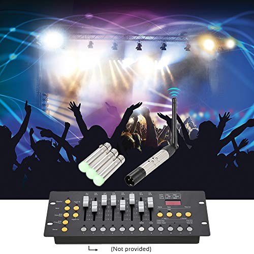 Galapara DMX512 Receptor inalámbrico y Control de luz del transmisor 4 UNIDS 2.4G ISM Inalámbrico para Fiesta DJ Show Club Disco KTV Etapa Iluminación de Iluminación