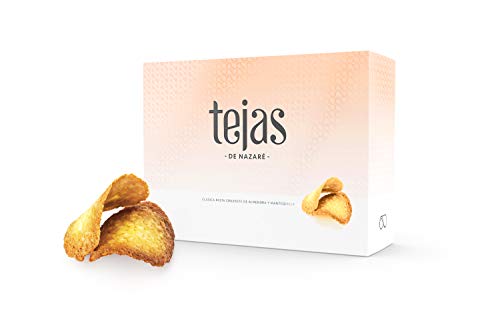 Galleta Crujiente de Almendra y Mantequilla - Tejas de Almendra - Nazaré Hojaldrería - 22 Unidades 170 gr.