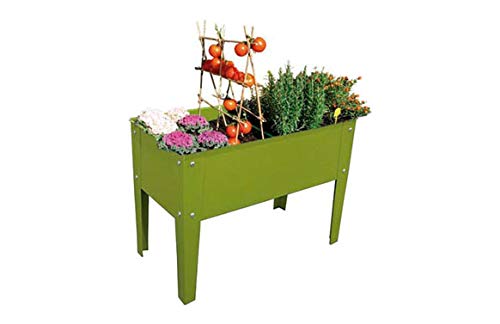 Gardiun KIS12976 - Huerto Urbano Nature Grove I Metal 60x30x45 cm Verde