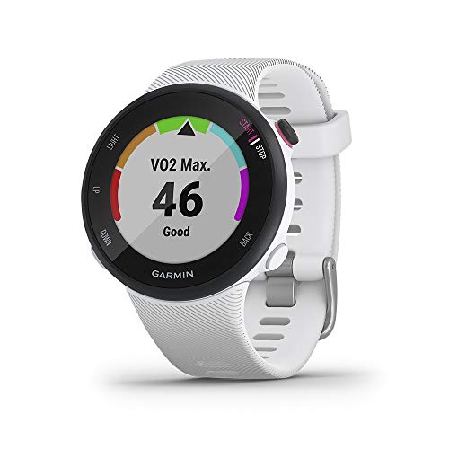 Garmin Forerunner 45S/P Reloj Multisport, Adulto, Unisex, Blanco, S