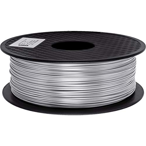 GEEETECH PLA Filamentos 1.75mm Plata Seda, impresora 3D Impresora Filamento PLA 1KG Carrete