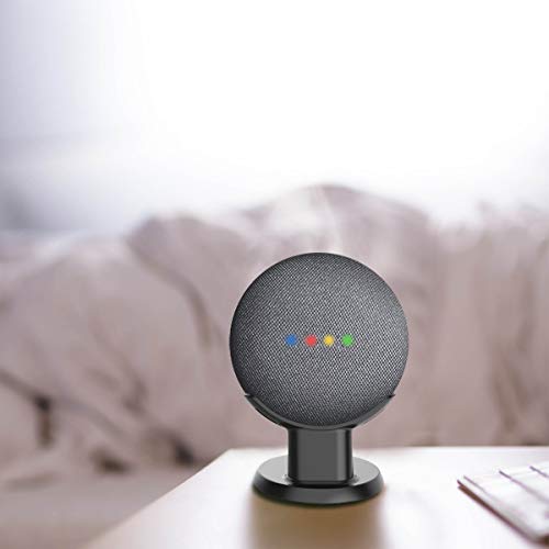 Gelink Soporte Google Home Mini/Nest Mini (2nd Gen) Accesorios de Soporte de Escritorio de Montaje Estuche (Negro)