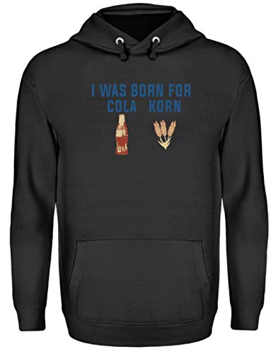 Generic I was Born for Cola Korn - Sudadera con capucha unisex Negro Jet L