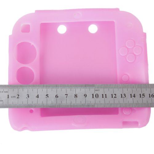 Genérico Funda Cáscara Caso Cubierta Protector Suave Silicona Para Nintendo 2DS ---Rosado