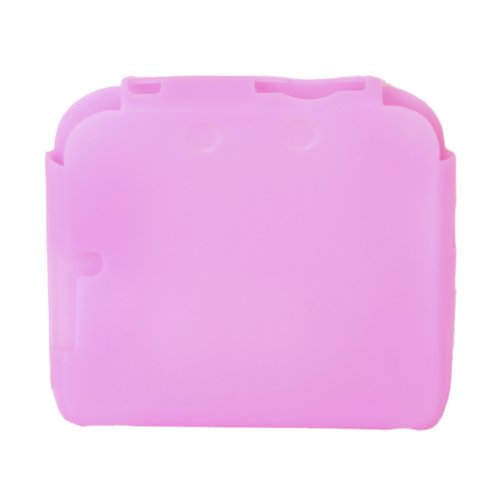 Genérico Funda Cáscara Caso Cubierta Protector Suave Silicona Para Nintendo 2DS ---Rosado