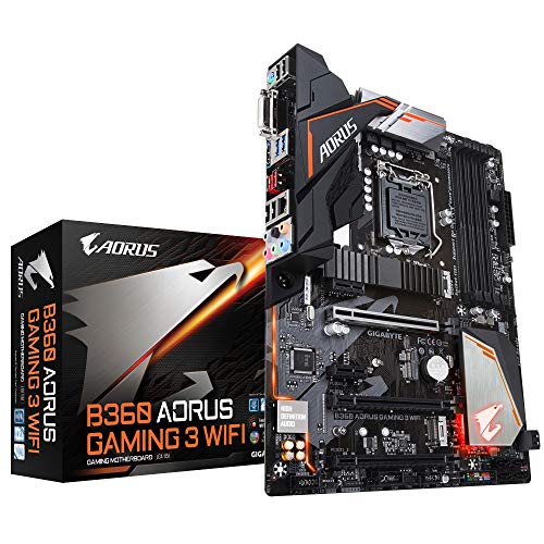 Gigabyte B360AORUS Gaming 3 - Placa Base (Intel B360, S 1151, DDR4, ATX), Color Negro